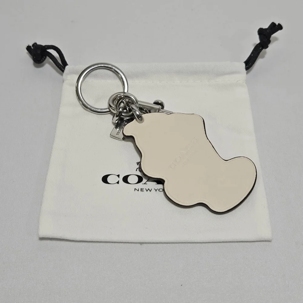 Coach Ice Cream Sundae Chalk/Multi Leather Bag Charm